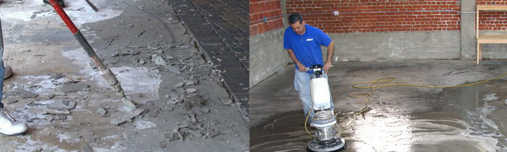 Concrete cleaning polish repair installation service company contractor orange county
