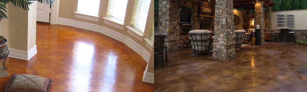 Concrete cleaning repair stain staining installation service company contractor orange county