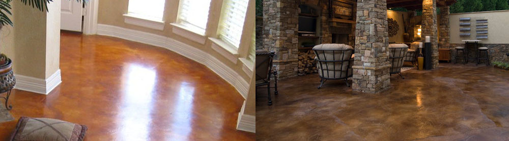 Concrete stain staining installation service company contractor orange county